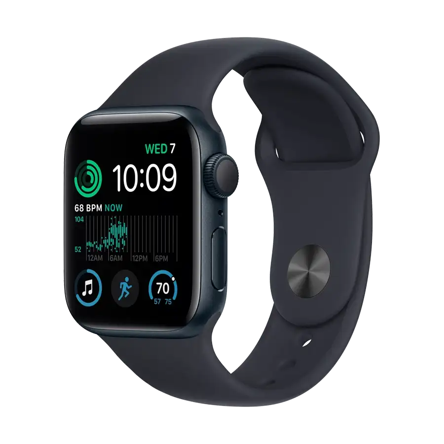 Apple Watch SE GPS Gen.2, Midnight Sport Band, 40mm, Midnight – photo 1