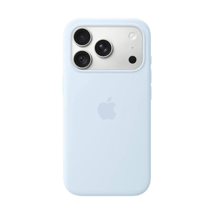 Apple Պատյան Silicone Case հետ MagSafe Crisp Blue for iPhone 18 Pro – photo