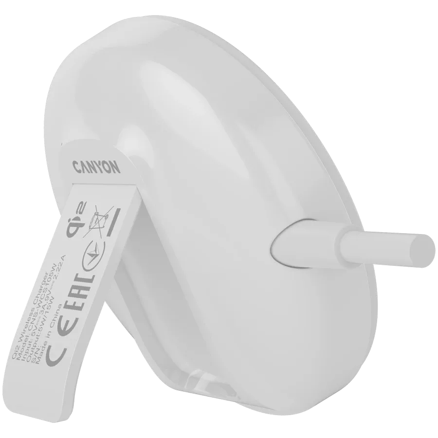 photo 3 - CANYON WS-105 Сымсыз зарядтағыш, 15 Вт, Ақ