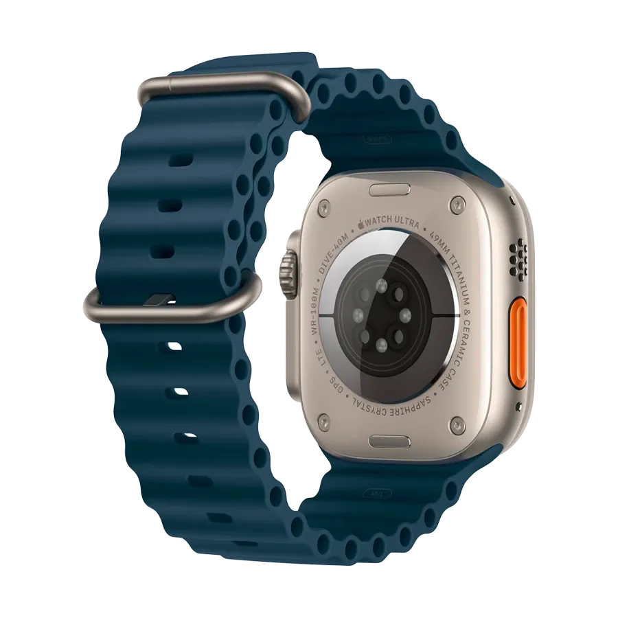 photo 2 - Apple 49mm Ocean Band Band for Apple Watch 44/45/49 mm, Blue