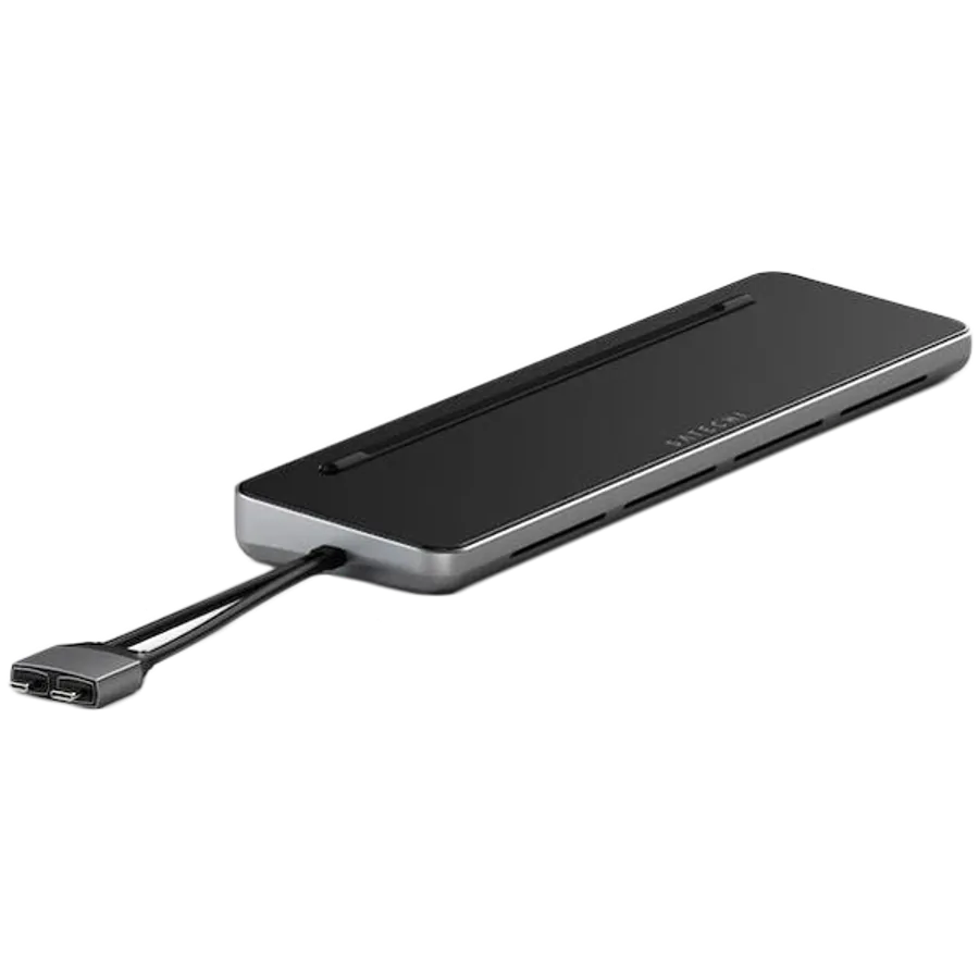 photo 2 - Многопортовый адаптер SATECHI с корпусом для NVMe SSD, Серебристый