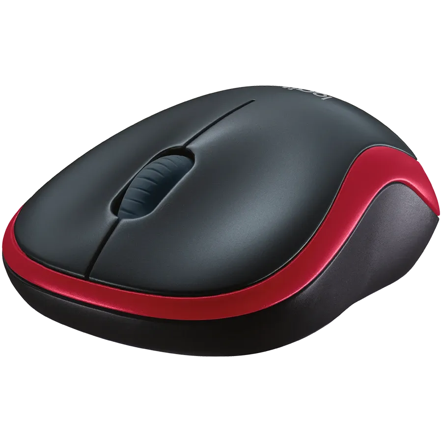 photo 3 - Миша LOGITECH M185 беспроводная USB Red (L910-002240)