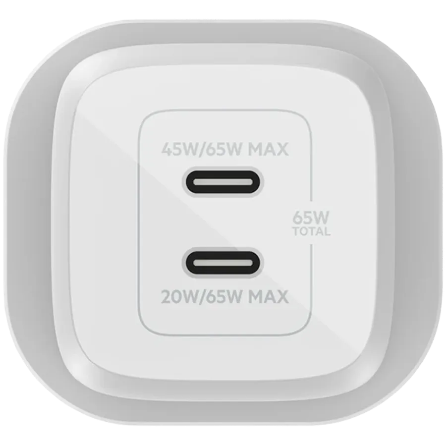photo 2 - Адаптер живлення BELKIN 2*USB-C, 65 Ват