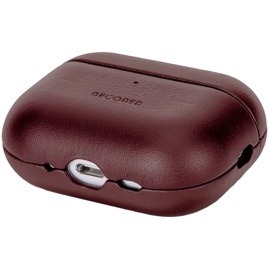 photo 4 - DECODED Case Leather Case  Ruby Red for AirPods Pro (Gen3)