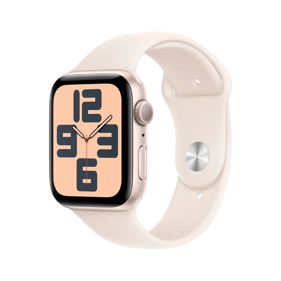 photo 1 - Apple Watch SE GPS Gen.2 + Cellular (2024)  Starlight Sport Band, S/M, 40mm, Starlight