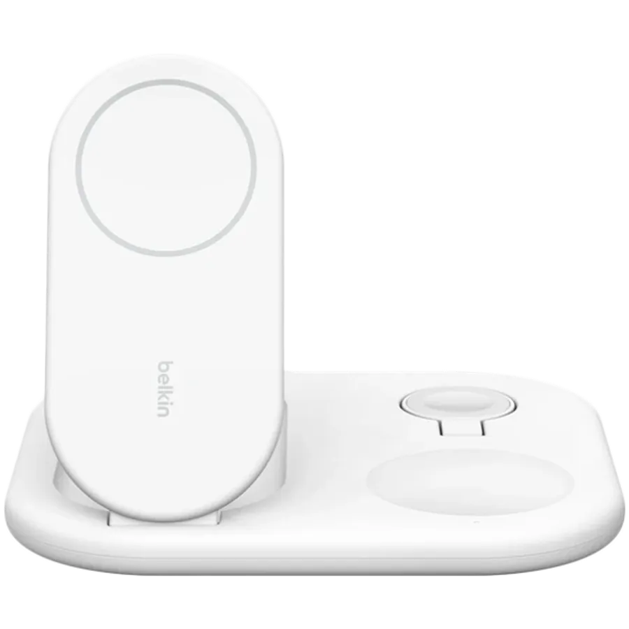 photo 1 - Беспроводное зарядное устройство Belkin 3в1 Magnetic Foldable iPhone/Watch/AirPods Qi2 15W, White (WIZ029VFWH)