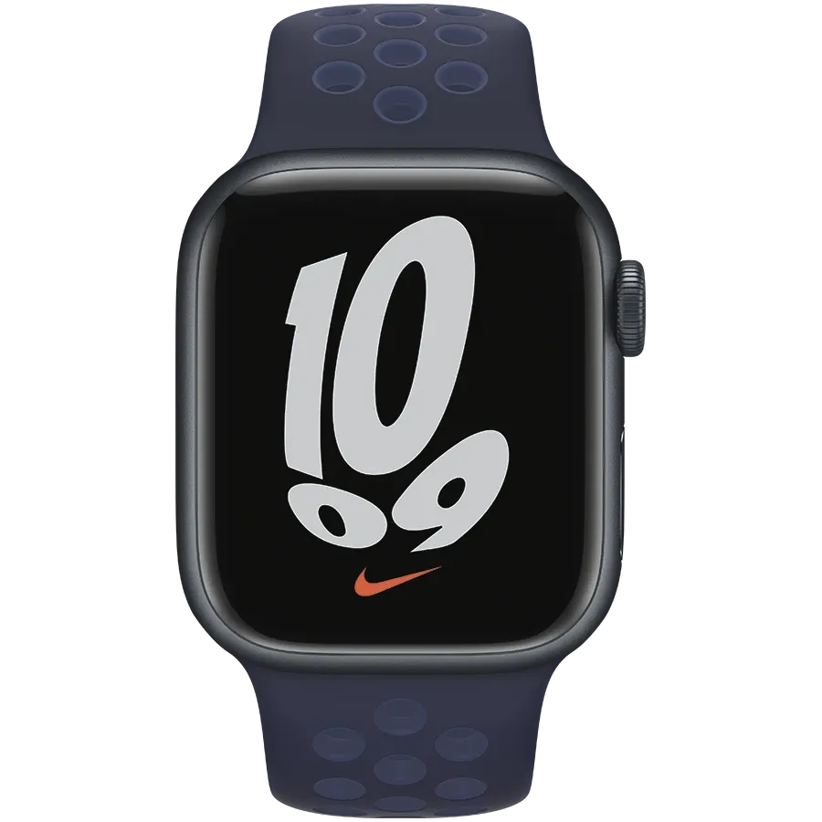 photo 3 - Apple Nike Sport Band - Regular Band for Apple Watch 38/40/41 mm, შუაღამის მუქი ლურჯი/მისტიური მუქი ლურჯი