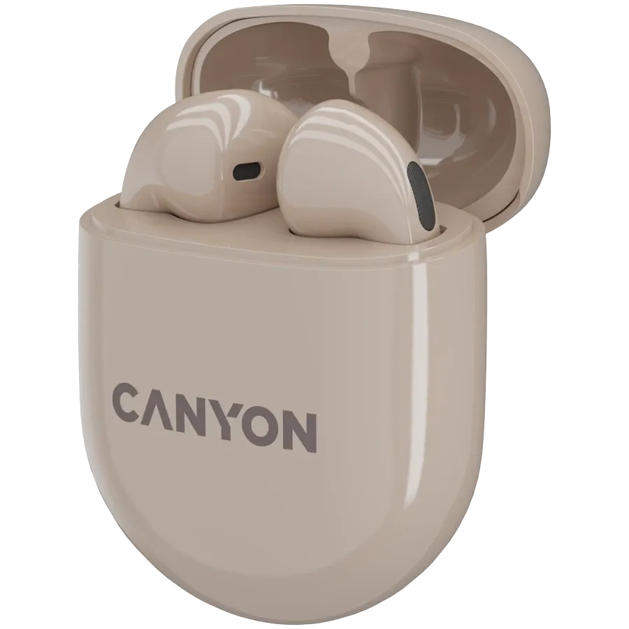 photo 2 - CANYON TWS-6 Беспроводные наушники, Бежевый