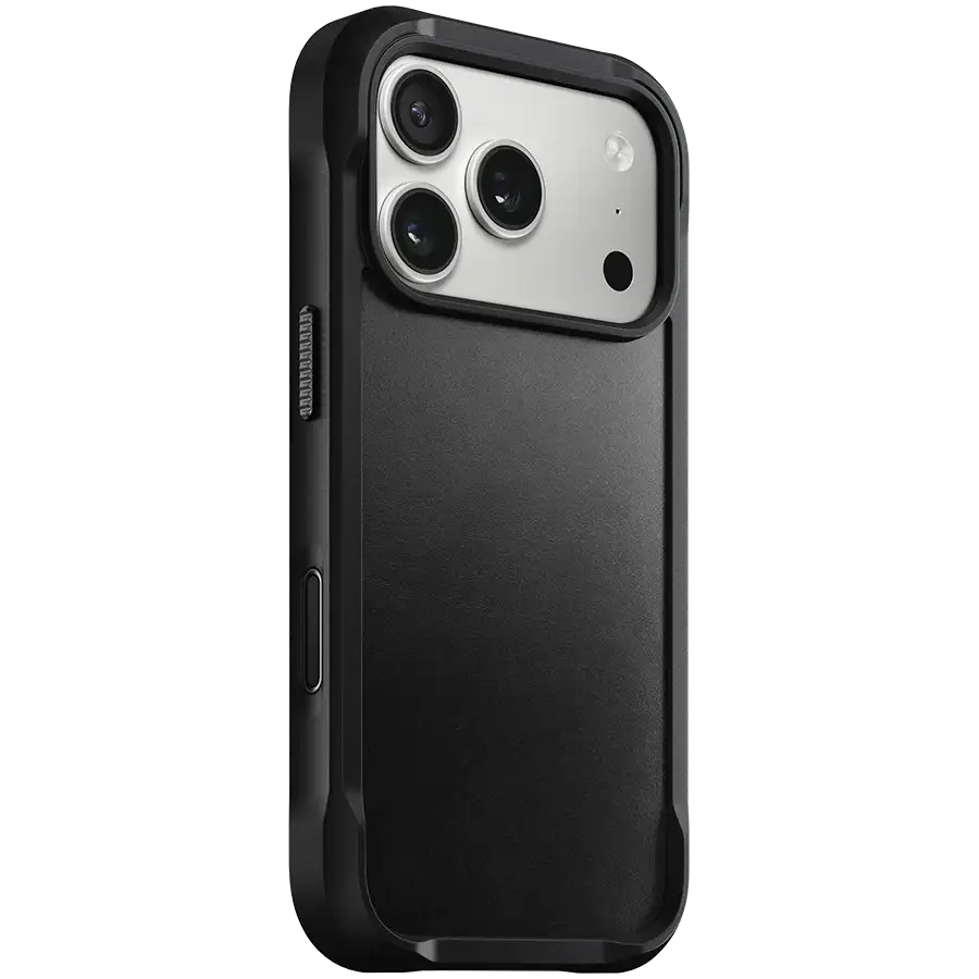 Чехол NOMAD Rugged Leather Horween с MagSafe для iPhone 17 Pro, Чёрный – photo 2