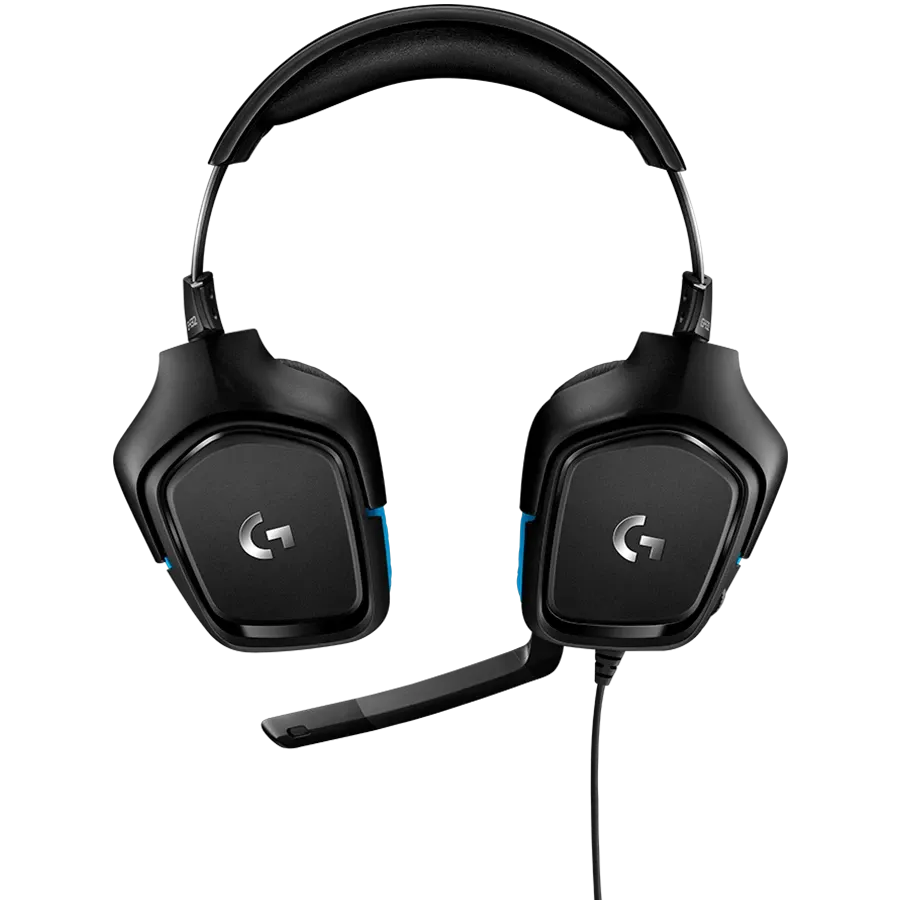 photo 3 - LOGITECH G432 Gaming Headset, Black