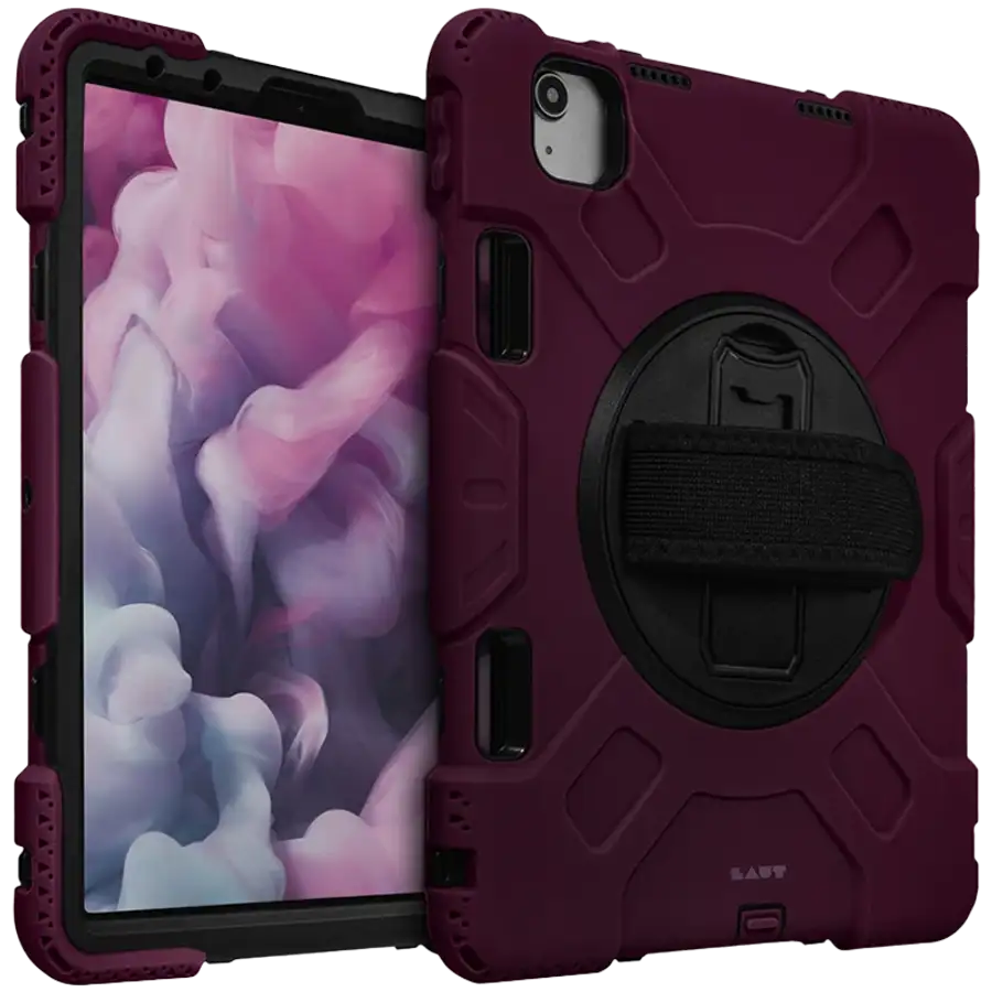 Обложка Smart Folio LAUT SHIELD ENDURO Темно-красная для iPad Pro 11-inch (4th поколение)/Air (4-го поколения)/Air (5-го поколения)/iPad Pro 11 дюймов (1-го и 2-го поколения)/(3-го поколения) – photo