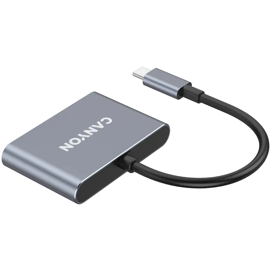 photo 3 - CANYON  DS-3  USB Хаб  Тёмно-серый