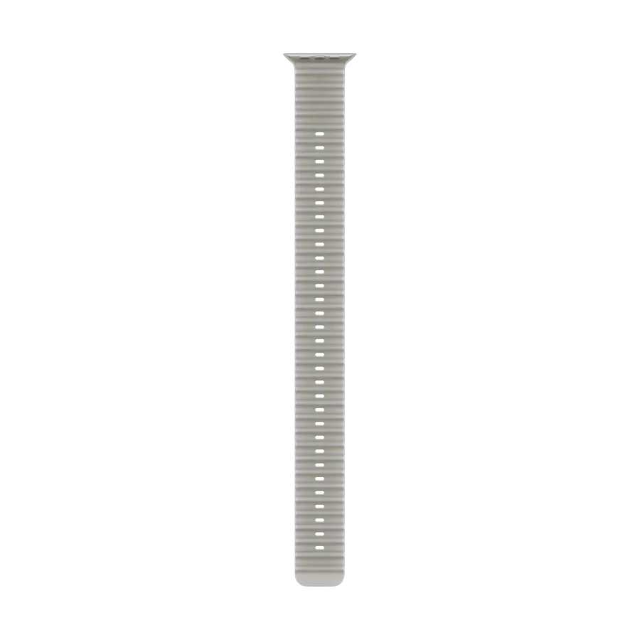 Apple 49mm Ocean Band Extension - Natural Titanium Finish Band Extension  for Apple Watch 44/45/46/49 mm, Size Універсальний розмір, Translucent Grey – photo