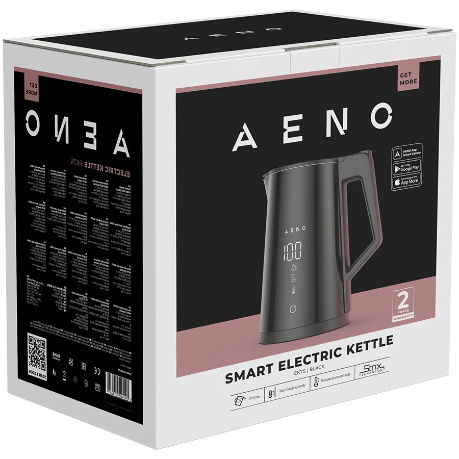 photo 5 - AENO EK7S Чайники (1.7 л), Чорний