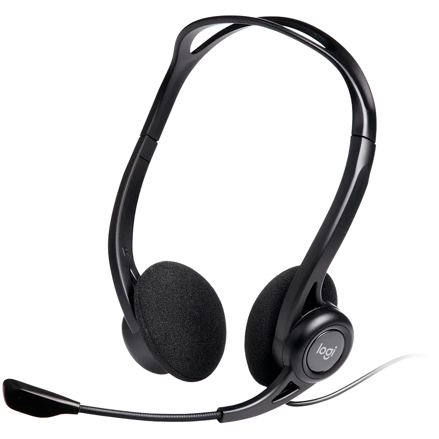 photo 1 - Наушники LOGITECH PC Headset 960 USB Black (L981-000100)