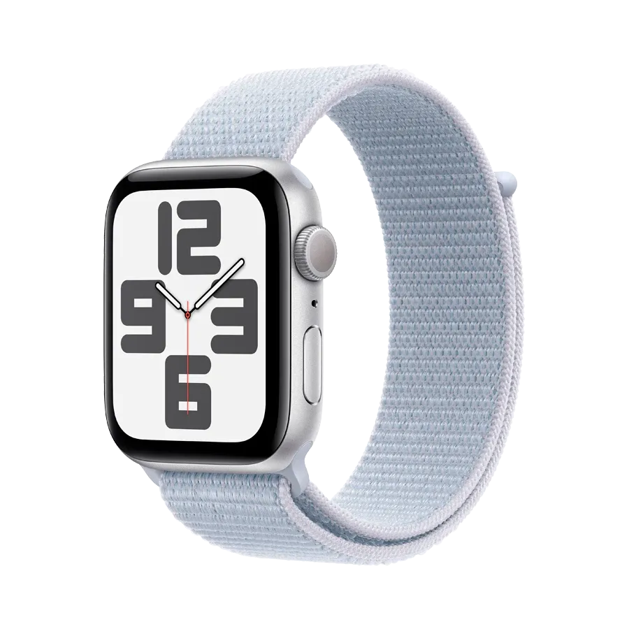 photo 1 - Apple Watch SE GPS Gen.2 + Cellular (2024)  Blue Cloud Sport Loop, 40mm, Silver