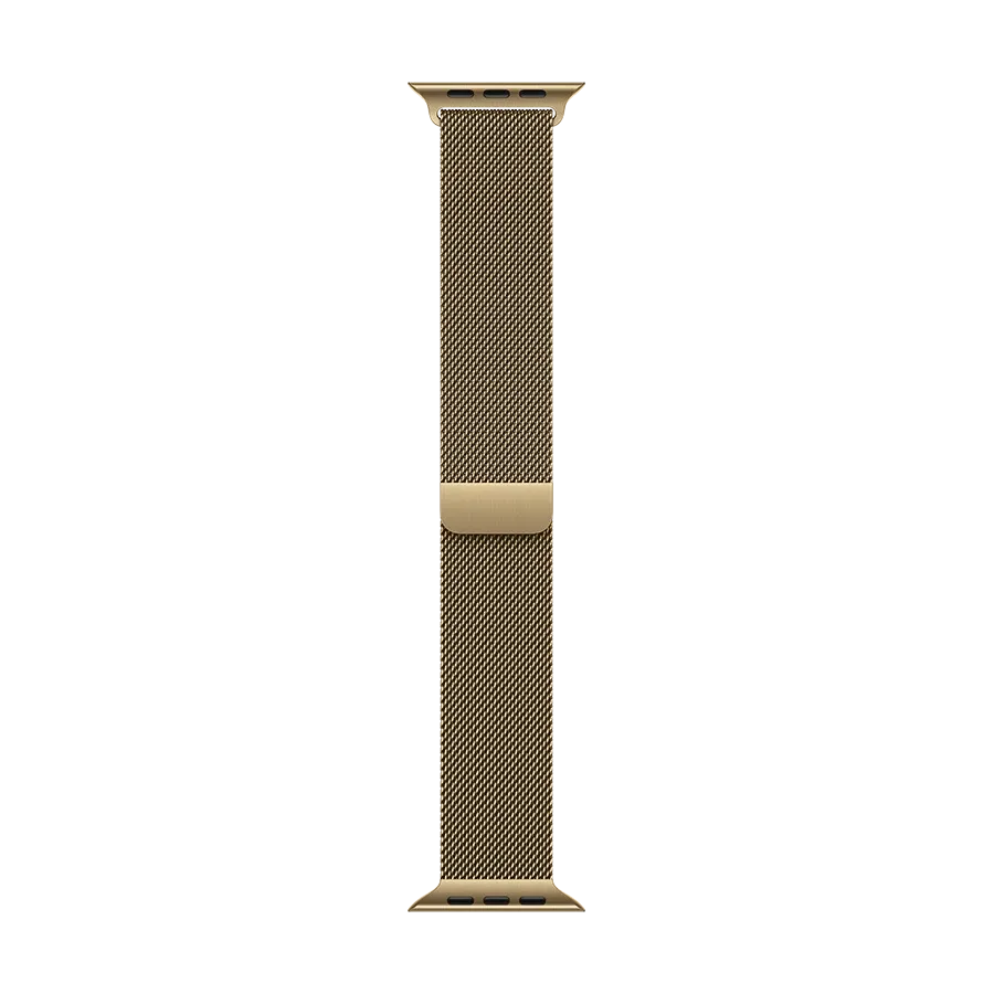 Apple 46mm Milanese Loop Ремінець  for Apple Watch 44/45/46/49 mm, Size M/L, Radiant Gold – photo 2