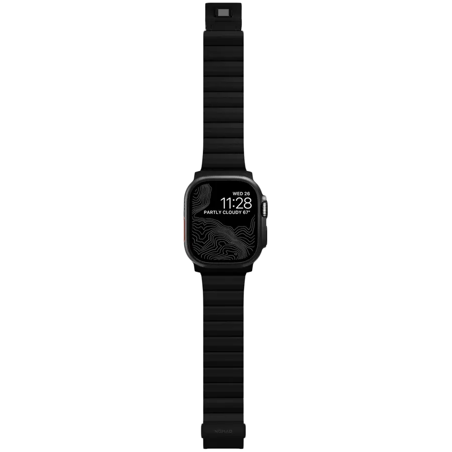 photo 4 - Ремешок NOMAD Titanium Band для Apple Watch, 46/49 mm, Чёрный