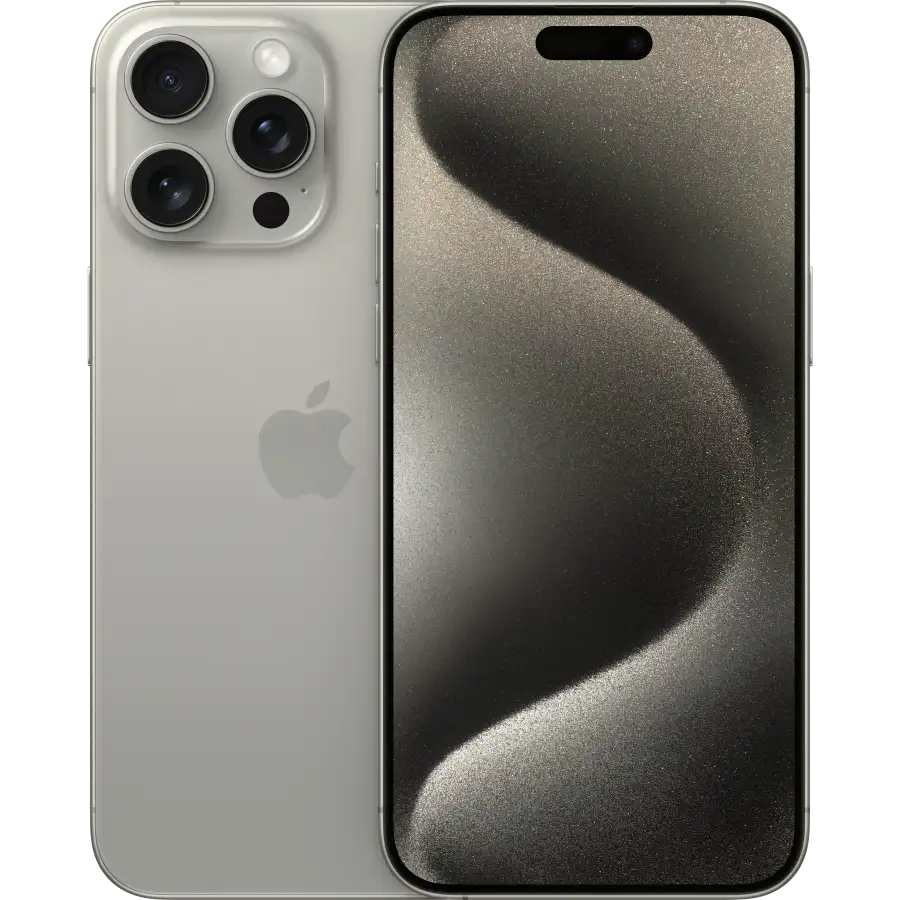 iPhone 15 Pro Max, 256 ГБ, бу, Natural Titanium – photo 1