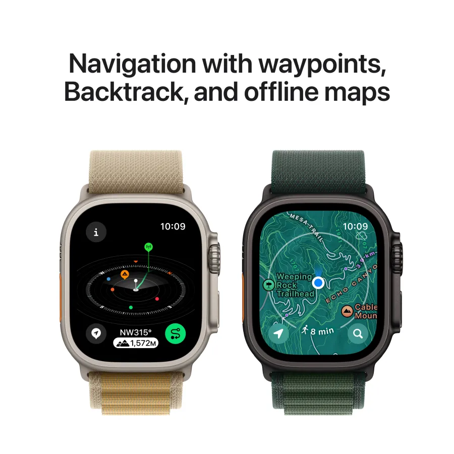 photo 6 - Apple Watch Ultra 2 2024 GPS + Cellular 49mm Black Titanium Case with Black Ocean Band, Model A2986