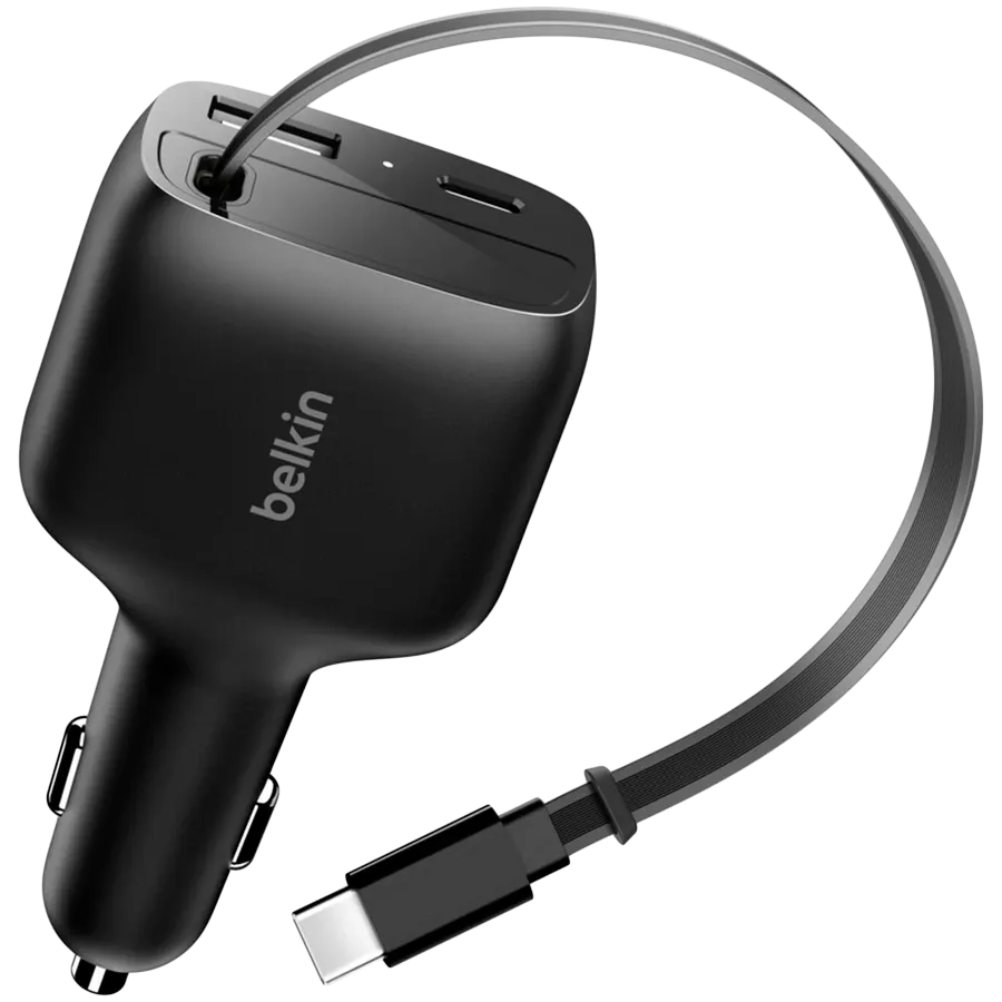 photo 4 - Car Adapter BELKIN 2*USB/USB-C, 75 vatt