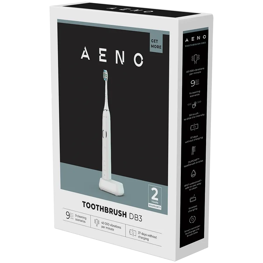 photo 7 - AENO DB3 Зубна щітка, Sonic, Білий