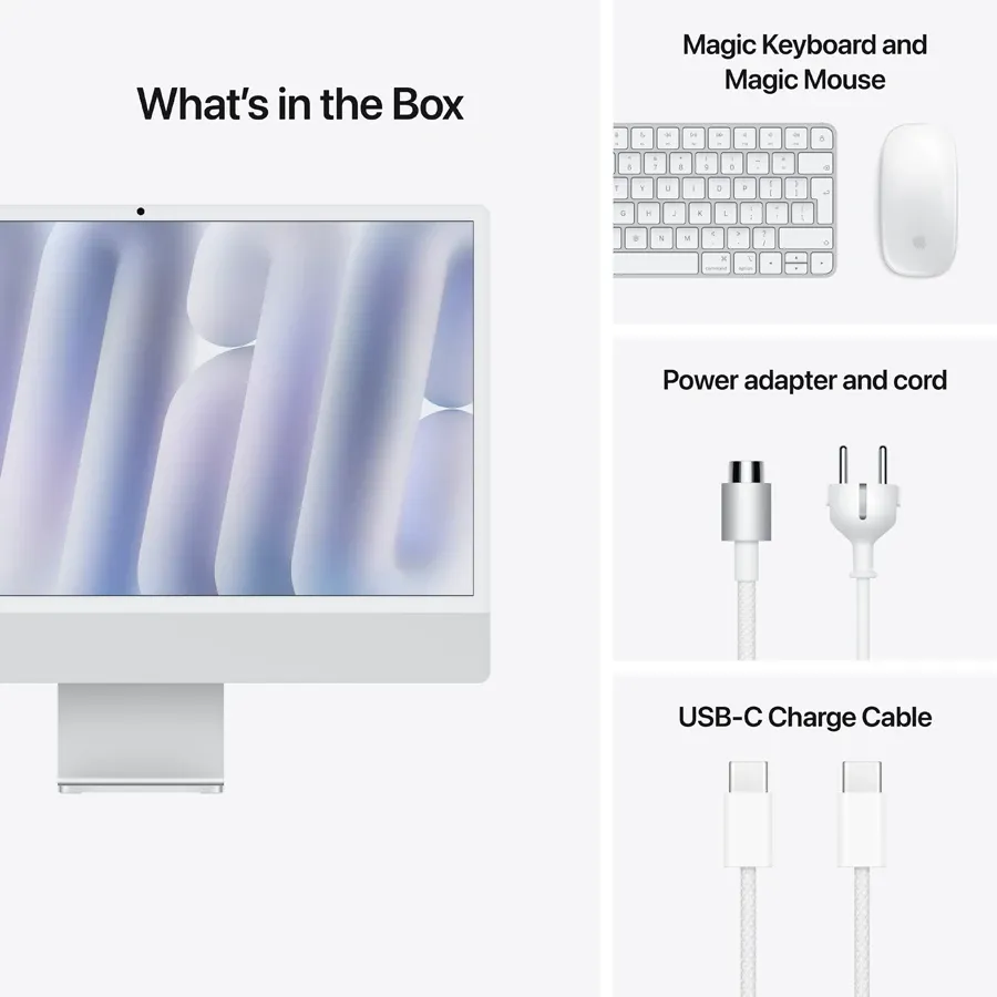 photo 9 - iMac 24" M4, 8C CPU 8C GPU, 16GB 512GB SSD, Silver
