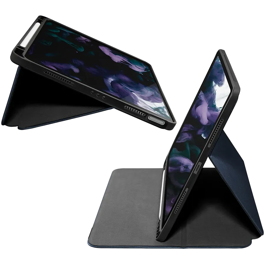 photo 4 - Обложка Smart Folio LAUT PRESTIGE Folio Синяя для iPad Pro 12,9 дюйма (3-го, 4-го и 5-го поколения)