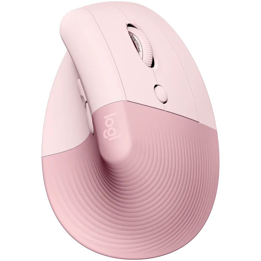 photo 1 - LOGITECH LIFT Vertical Ergonomic Мышь, Rose/Dark Rose