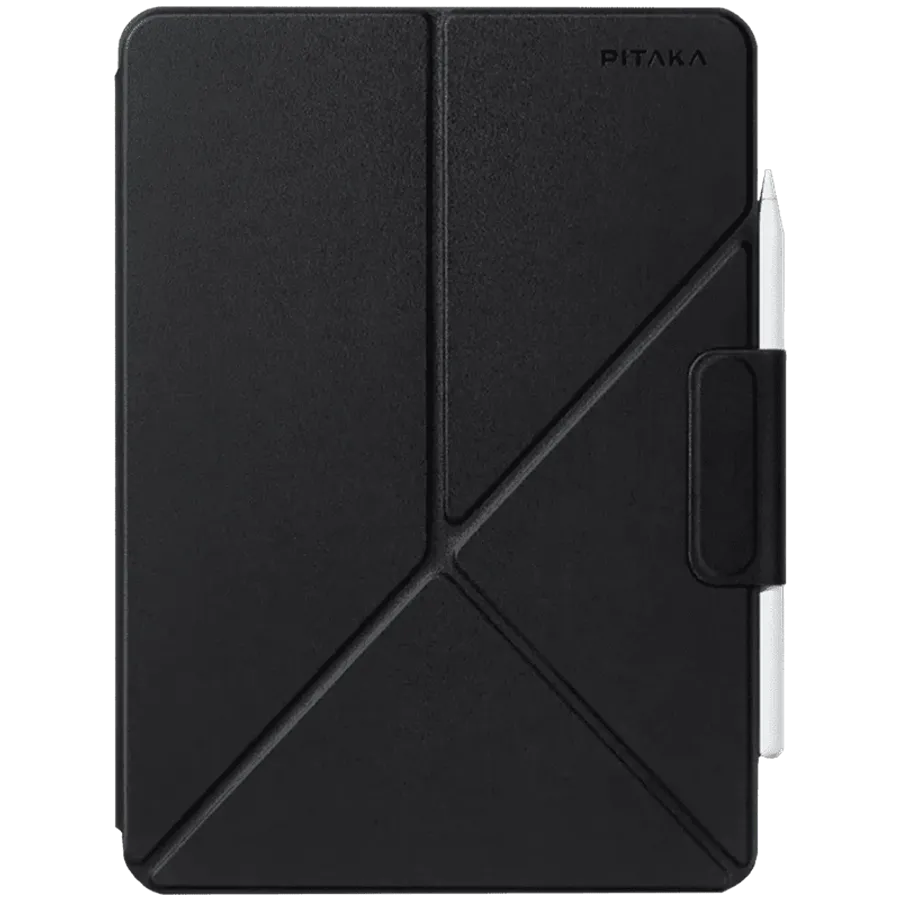photo 1 - PITAKA Smart Folio շապիկ MagEZ Folio հետ MagSafe Սև for iPad Air (4th generation)/Air (5th generation)/Pro 12,9 դյույմ (3-րդ սերնդի)/Pro 12,9 դյույմ (4-րդ սերնդի)/Pro 12.9-inch (5th generation)/Pro 12.9-inch (6th generation)