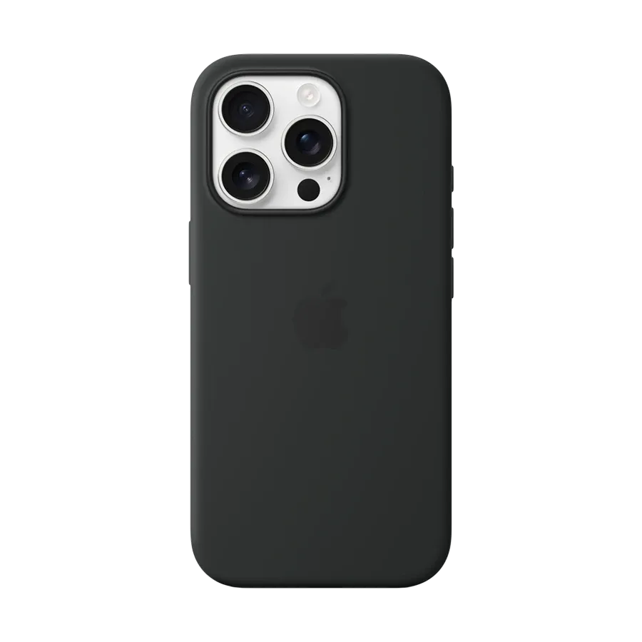 photo - Apple Case Silicone Case with MagSafe Black for iPhone 16 Pro