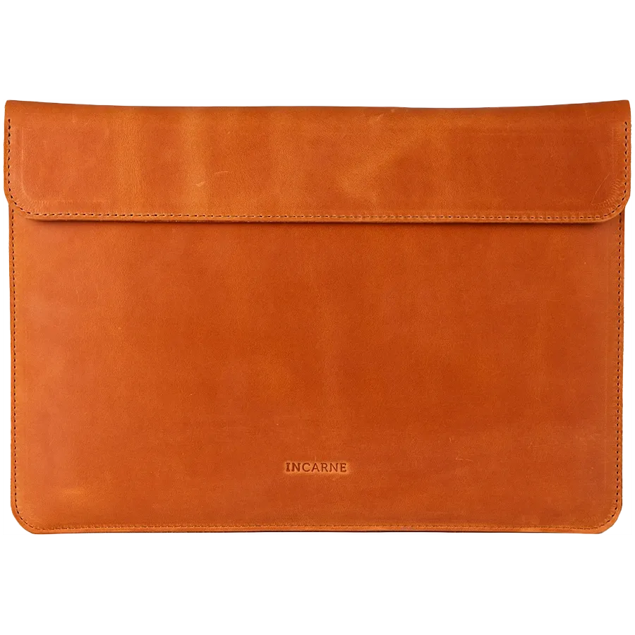 photo 1 - Чехол INCARNE Klouz Cognac для MacBook Air 13/MacBook Pro 13