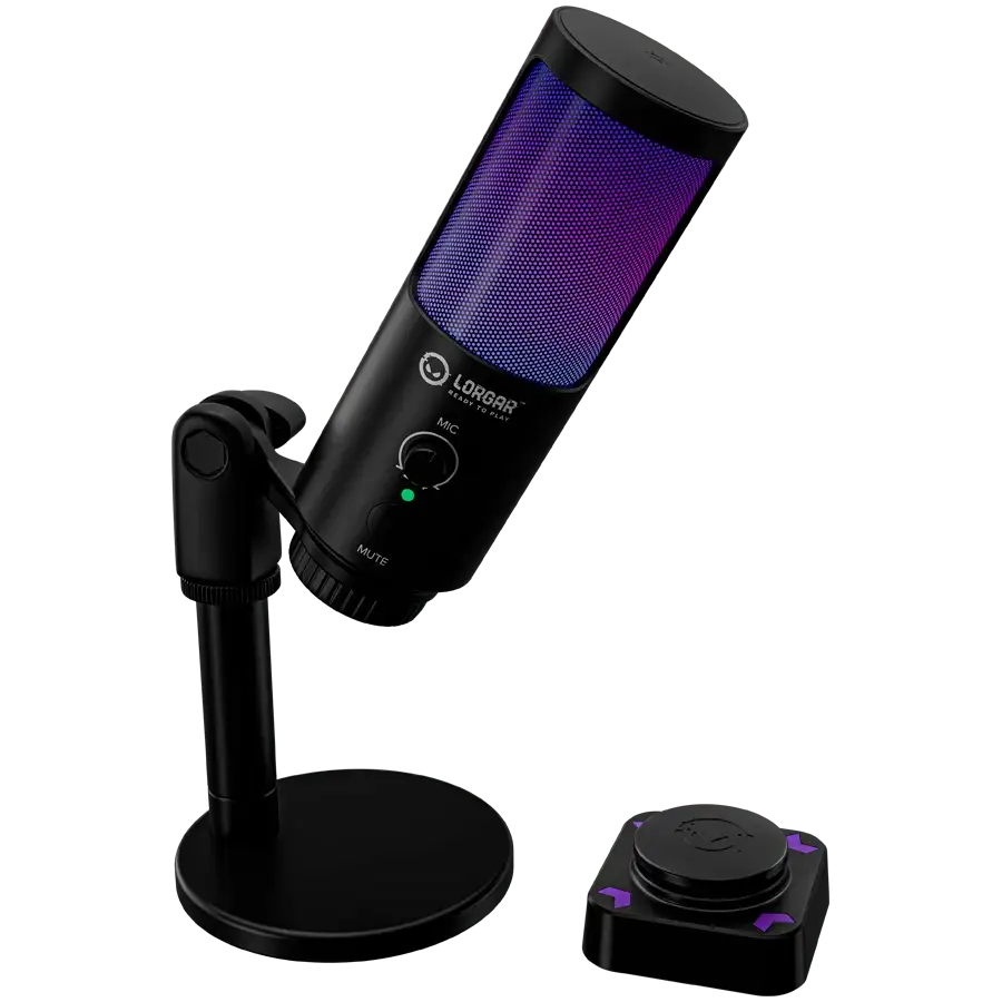 Gaming Microphone LORGAR (, 20кілогерц, -43 децибел) Чорний – photo 3