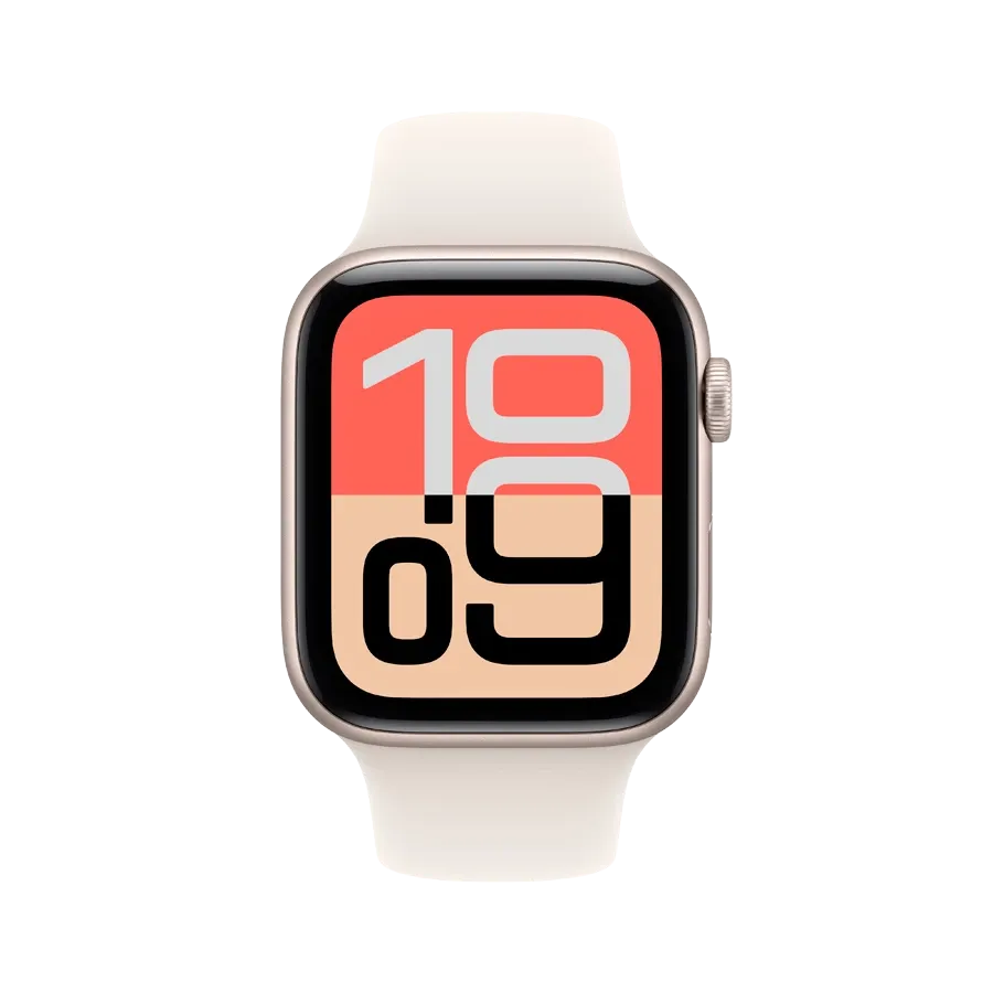 photo 2 - Apple Watch SE GPS Gen.3 + Cellular, Starlight Sport Band, M/L, 44mm, Starlight