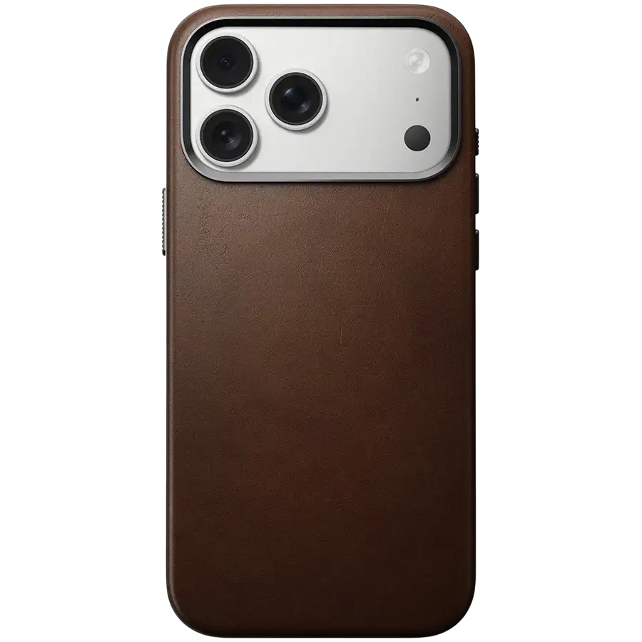 NOMAD Чохол Traditional Leather Case with MagSafe Коричневий для iPhone 17 Pro Max – photo 1