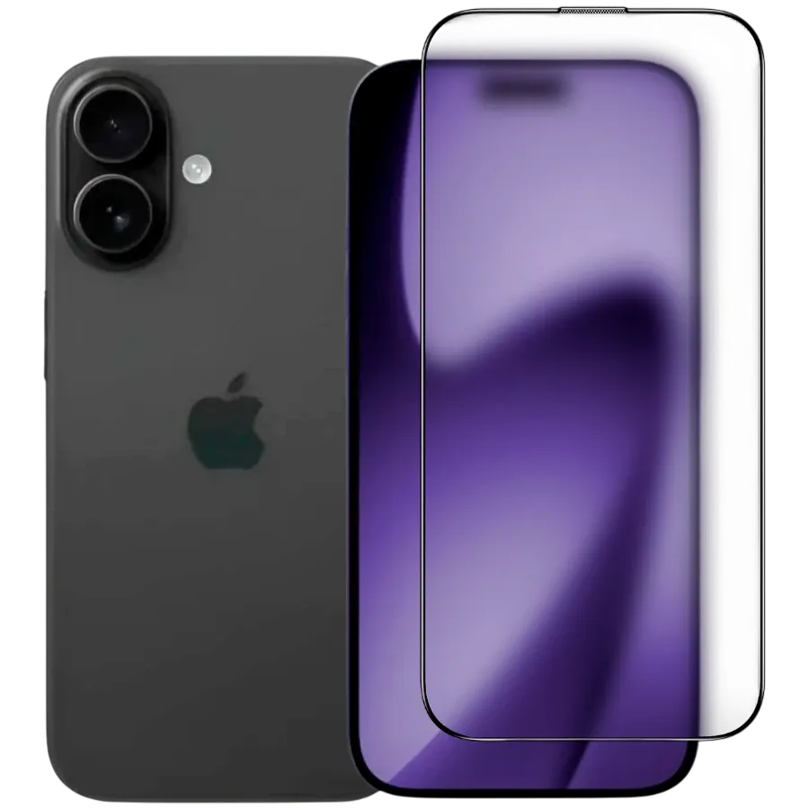 photo 2 - Защитное стекло iLera Frosted Glass для iPhone 17 (ILFRGL17)