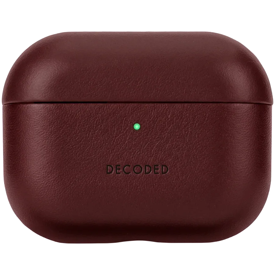 photo 1 - DECODED Case Leather Case  Ruby Red for AirPods Pro (Gen3)