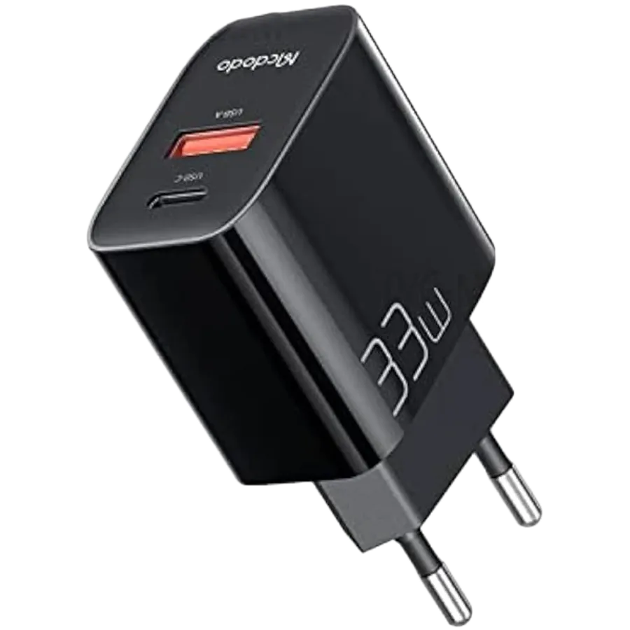 photo - MCDODO Адаптер питания 2*USB/USB-C, 33 Вт
