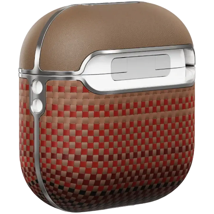 Husă PITAKA Aramid Fiber pentru AirPods (Gen.4), Moonrise – photo 2
