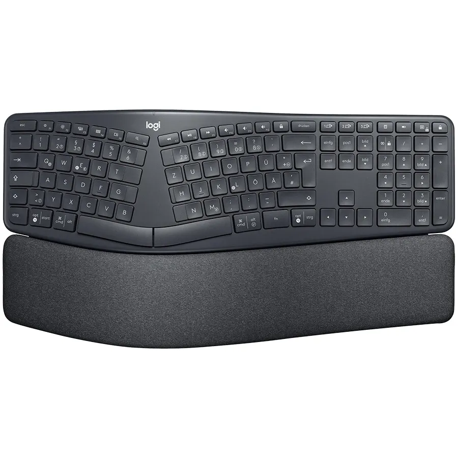 photo 1 - Клавиатура LOGITECH K860 ERGO Bluetooth/Wireless ENG Black (L920-010108)