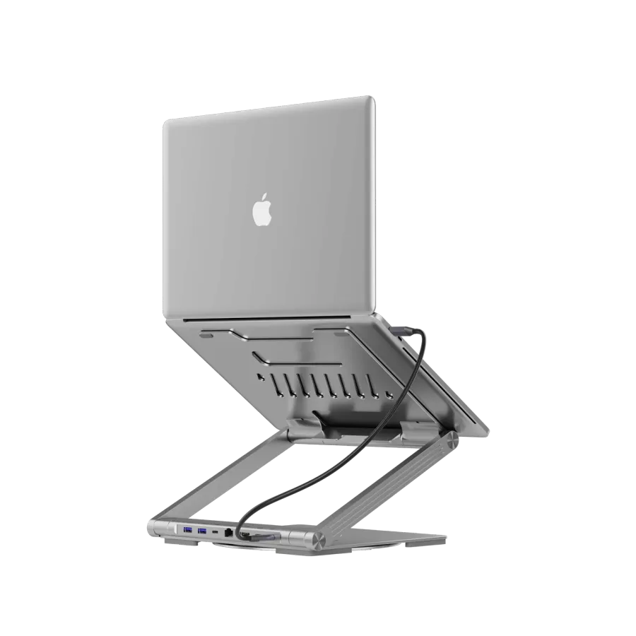 photo 5 - Подставка CANYON для ноутбука с адаптером, Серый