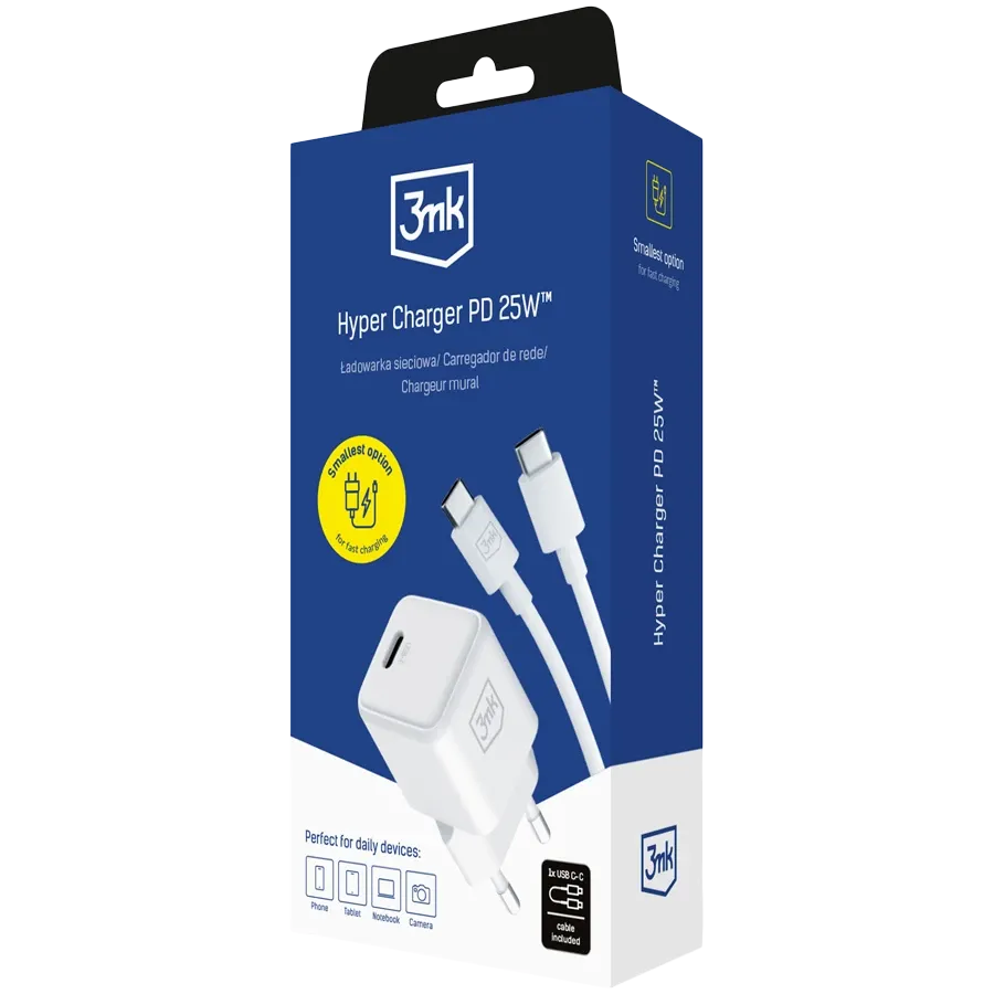 photo - 3MK Power Adapter USB-C, 25 W