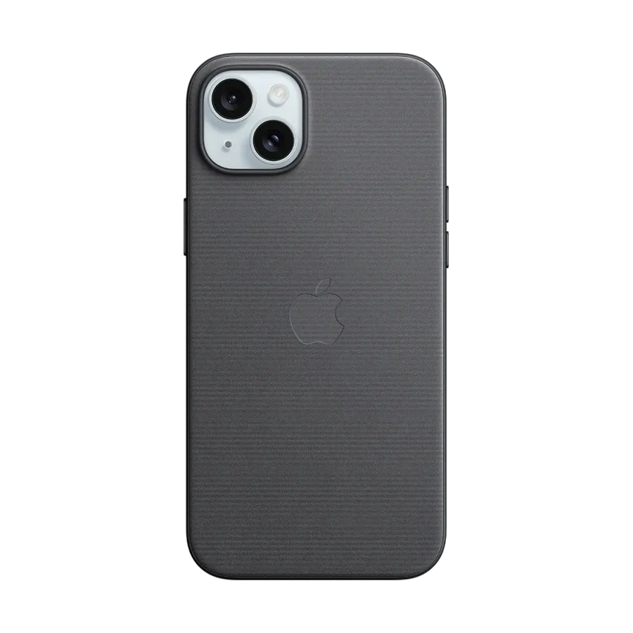 photo - Apple Case FineWoven Case with MagSafe Black for iPhone 15 Plus
