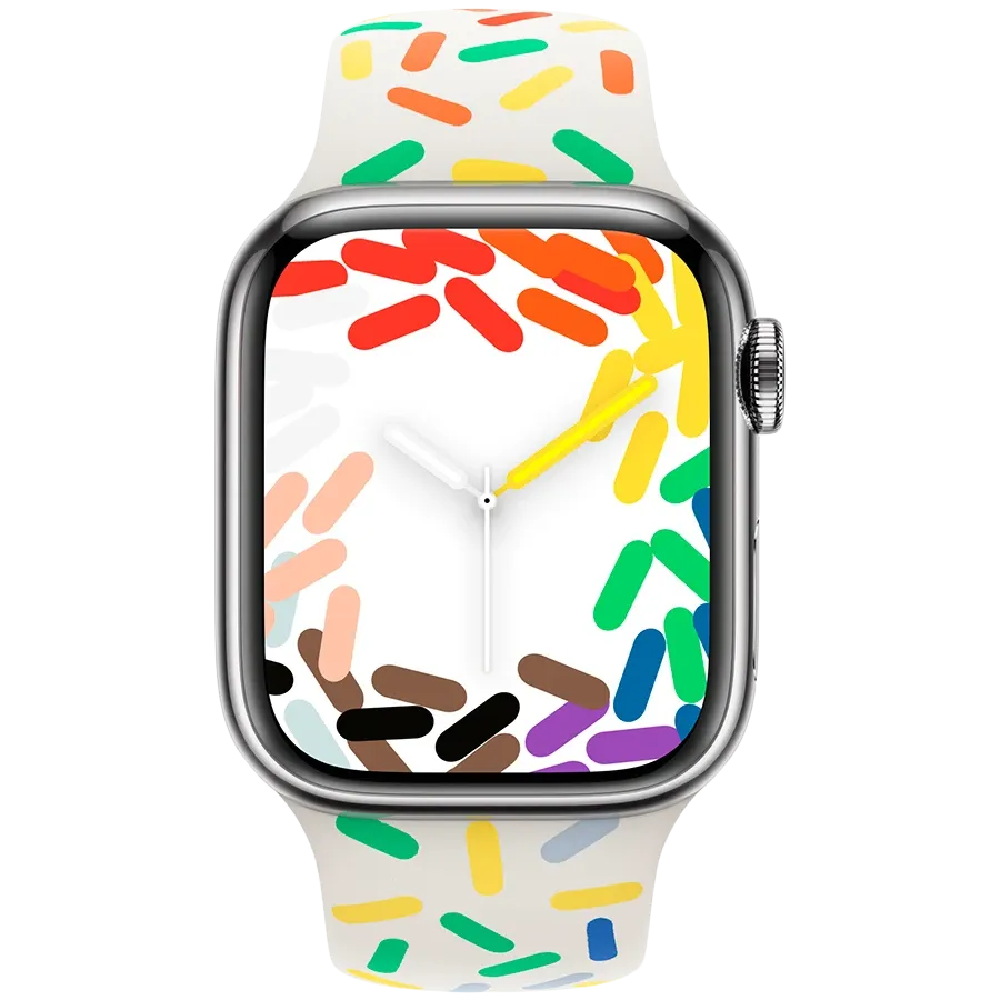 photo 3 - Apple Pride Edition Sport Band for Apple Watch 41 mm, Size M/L, Pride Edition