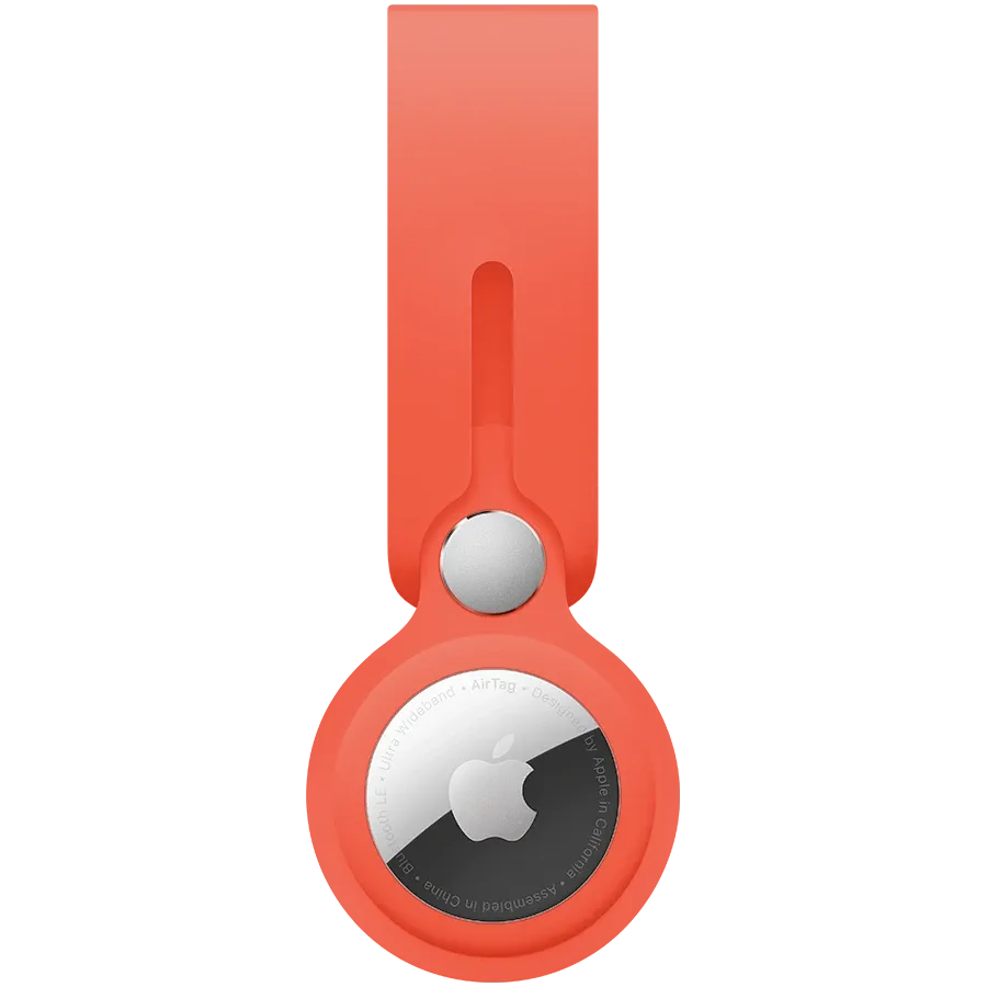 photo - Breloc APPLE pentru AirTag, Electric Orange