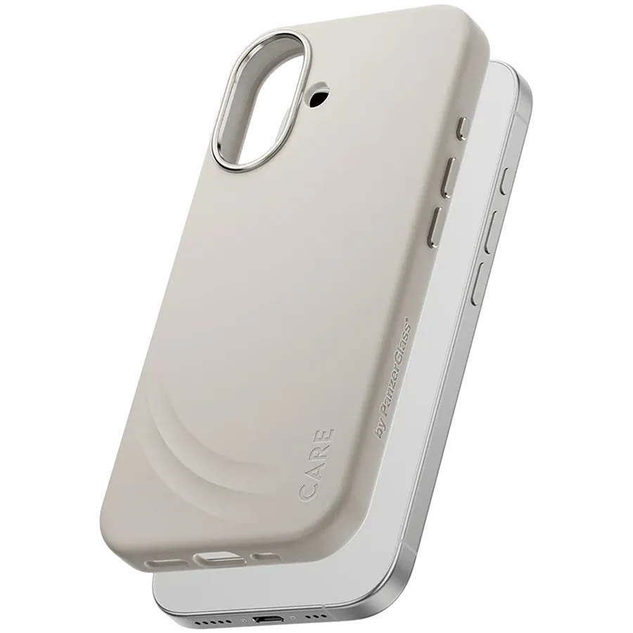 photo - PANZERGLASS Чехол CARE by PanzerGlass FLOW Case w. MagSafe с MagSafe Vanilla для iPhone 17