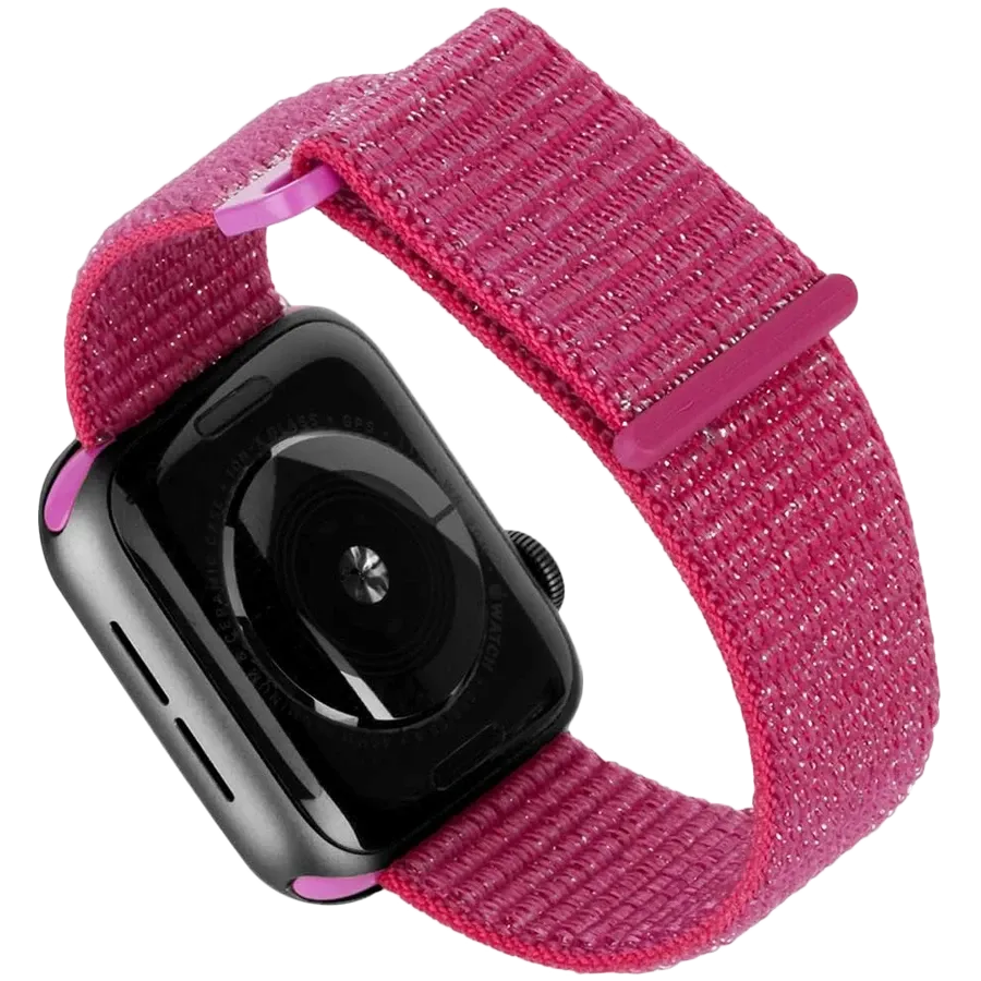 photo 2 - CASE-MATE NYLON BAND Ремешок для Apple Watch 38/40 mm, Metallic Pink