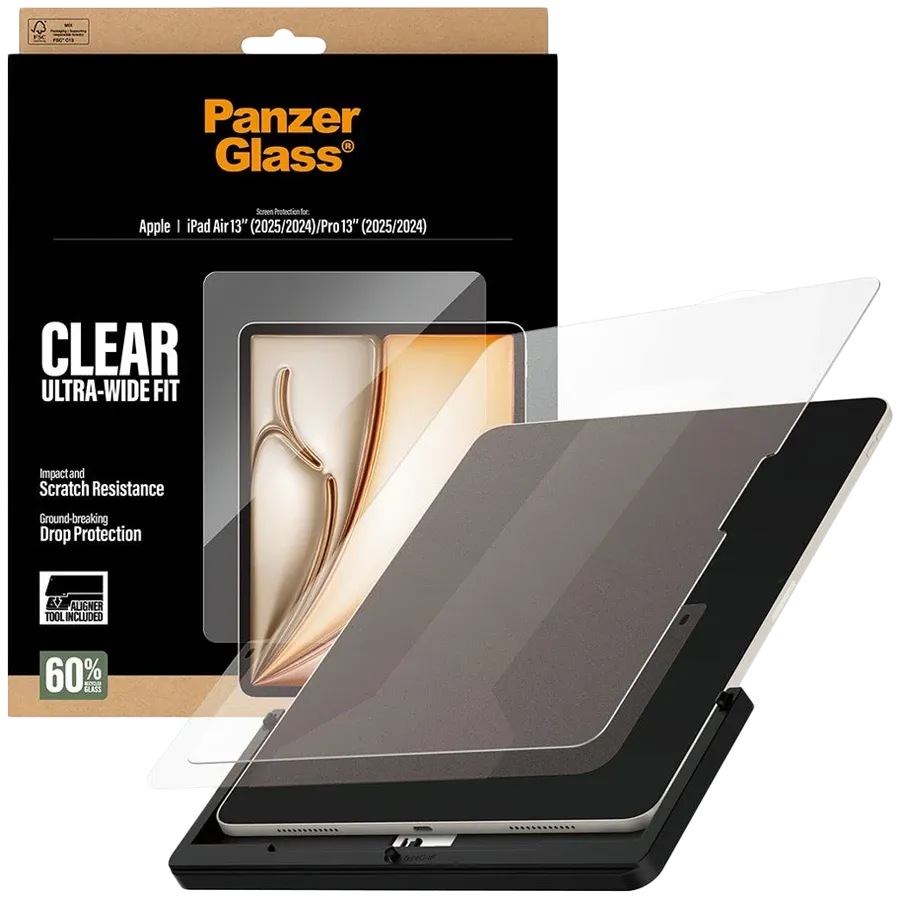 photo 4 - PANZERGLASS Safety Glass  for iPad Air 13 (M2)/Pro 13 (M4)/Pro 13 (M5)
