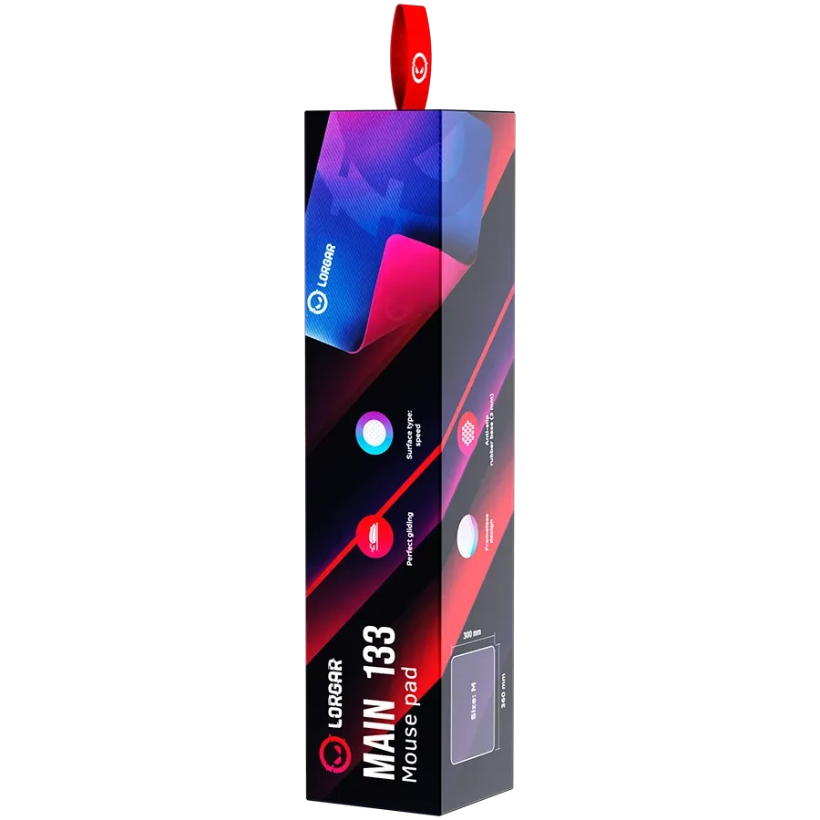 photo 7 - LORGAR Multispandex mousepad with purple rubber