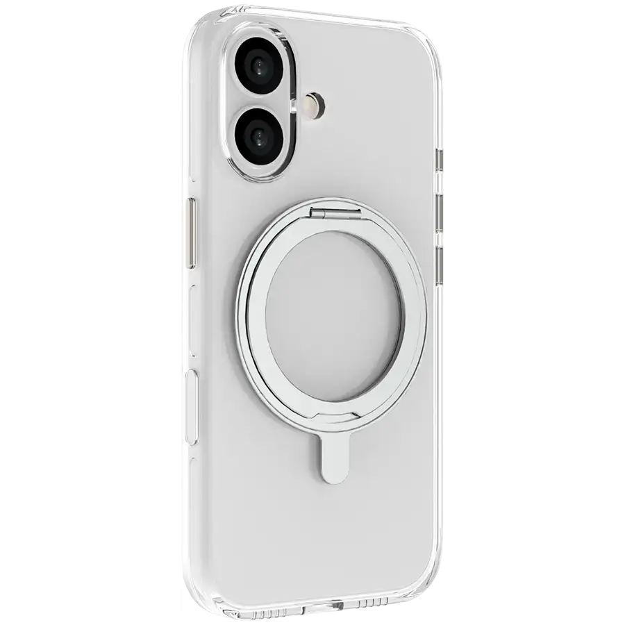 Husă iLera MagStand transparentă pentru iPhone 17 – photo